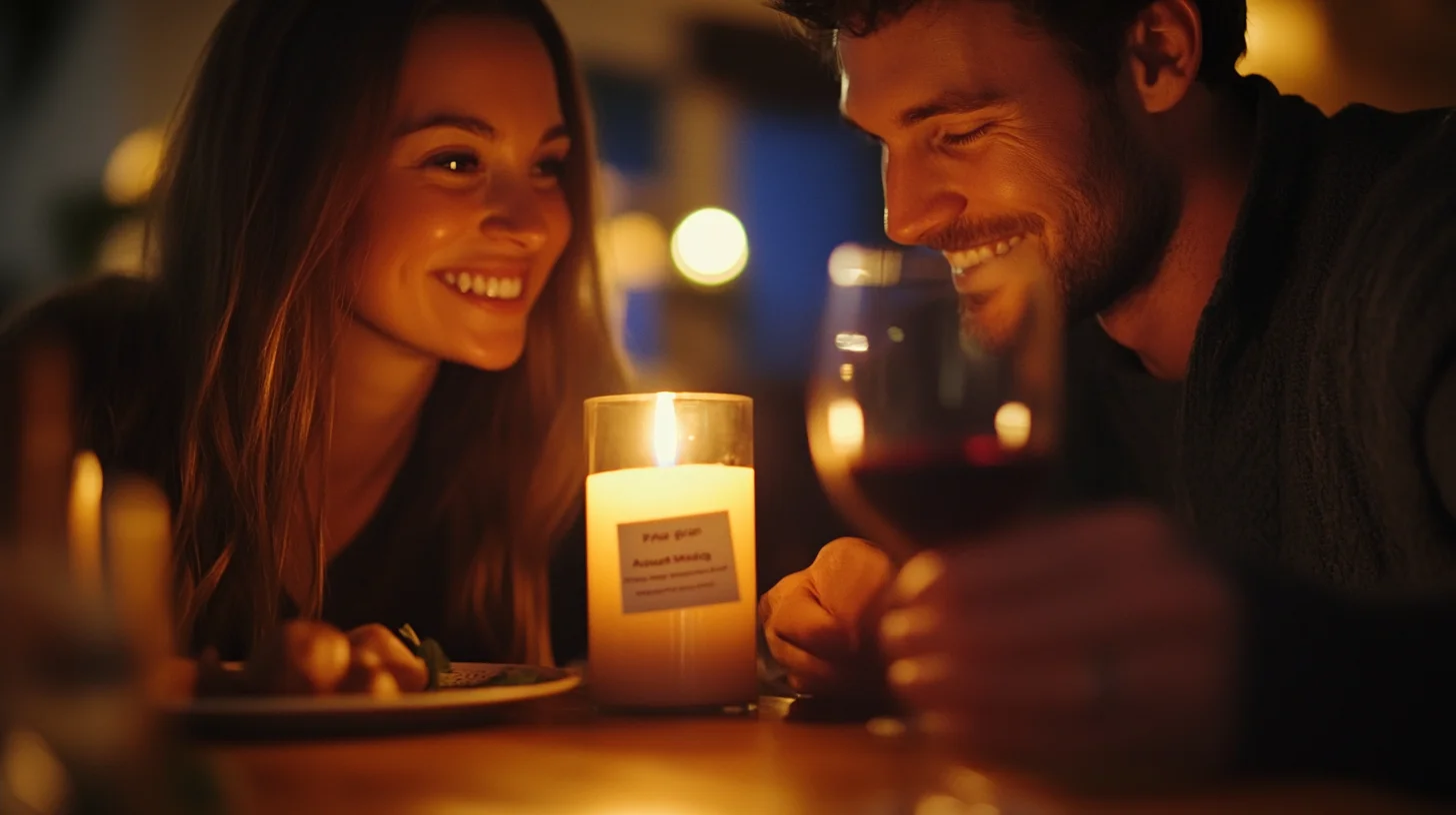 Couple celebrating becoming debt free